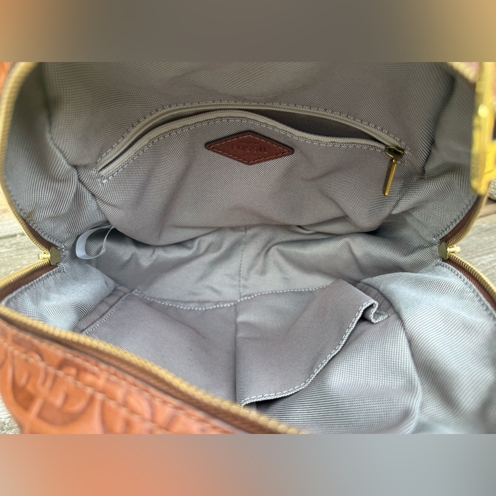 Leather Fossil Backpack - Picture 2 of 8